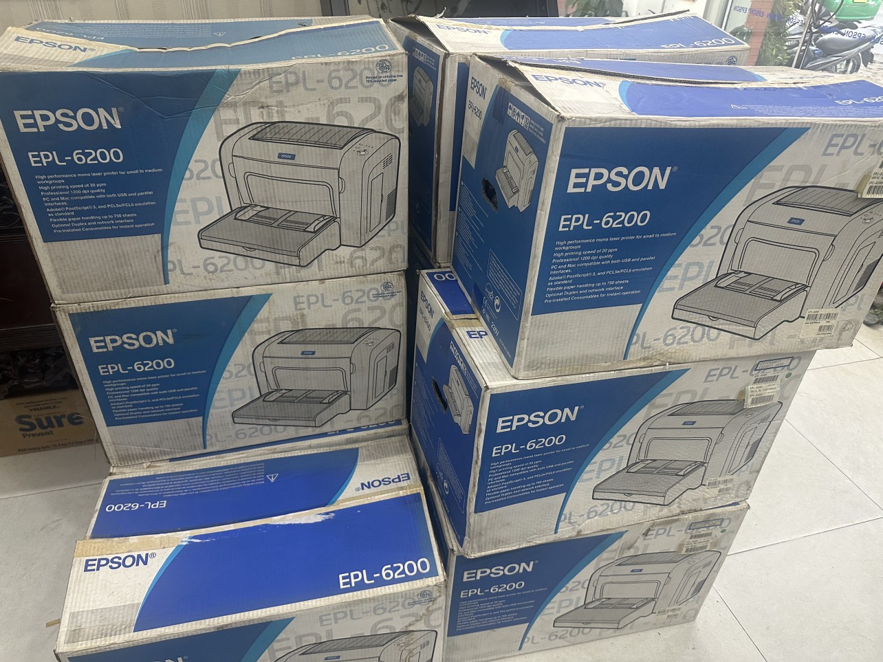 Thanh lý máy in Máy in Laser trắng đen Epson EPL 6200 mới 100% tồn kho