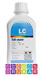 Mực In Chuyển Nhiệt Ink-Mate Korea Light Cyan 1 lít màu xanh nhạt